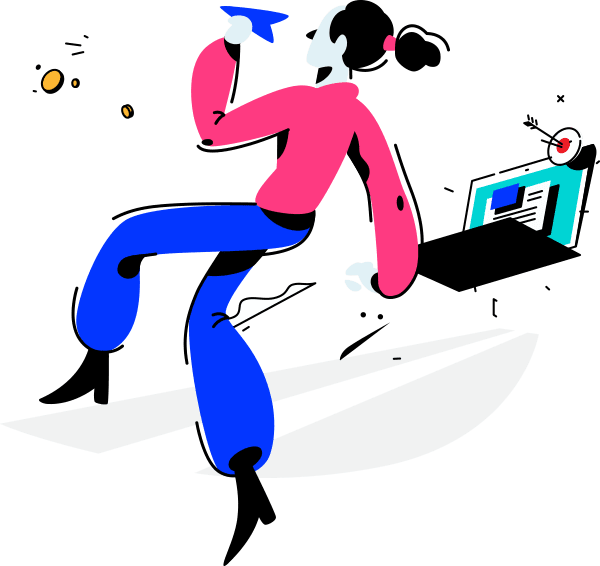 Kontakt aufnehmen Karikatur - DigIce - Digital Alliance - Webdesign Berlin